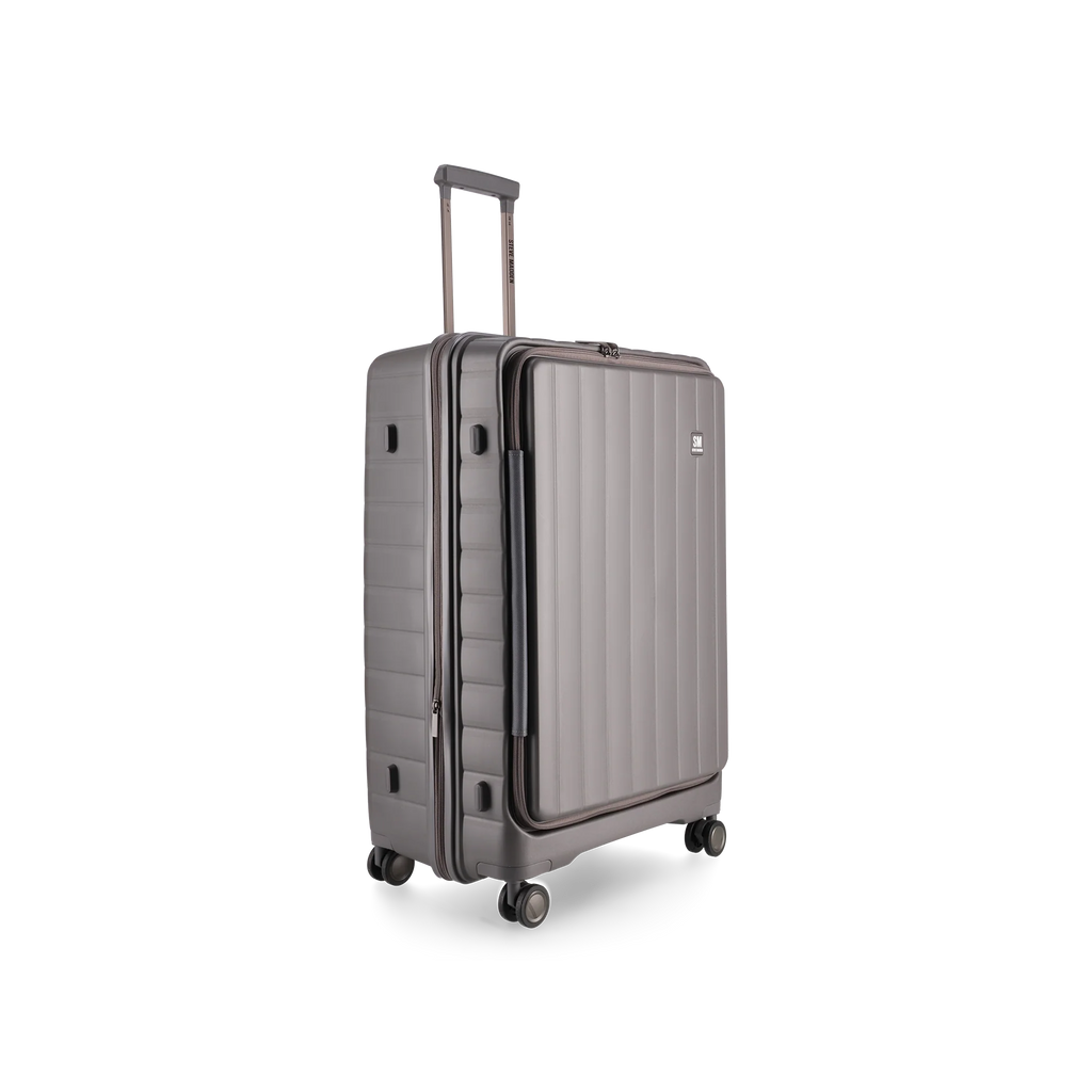 Steve Madden Manhattan Jet Set Grey Luggage - Large 74cm