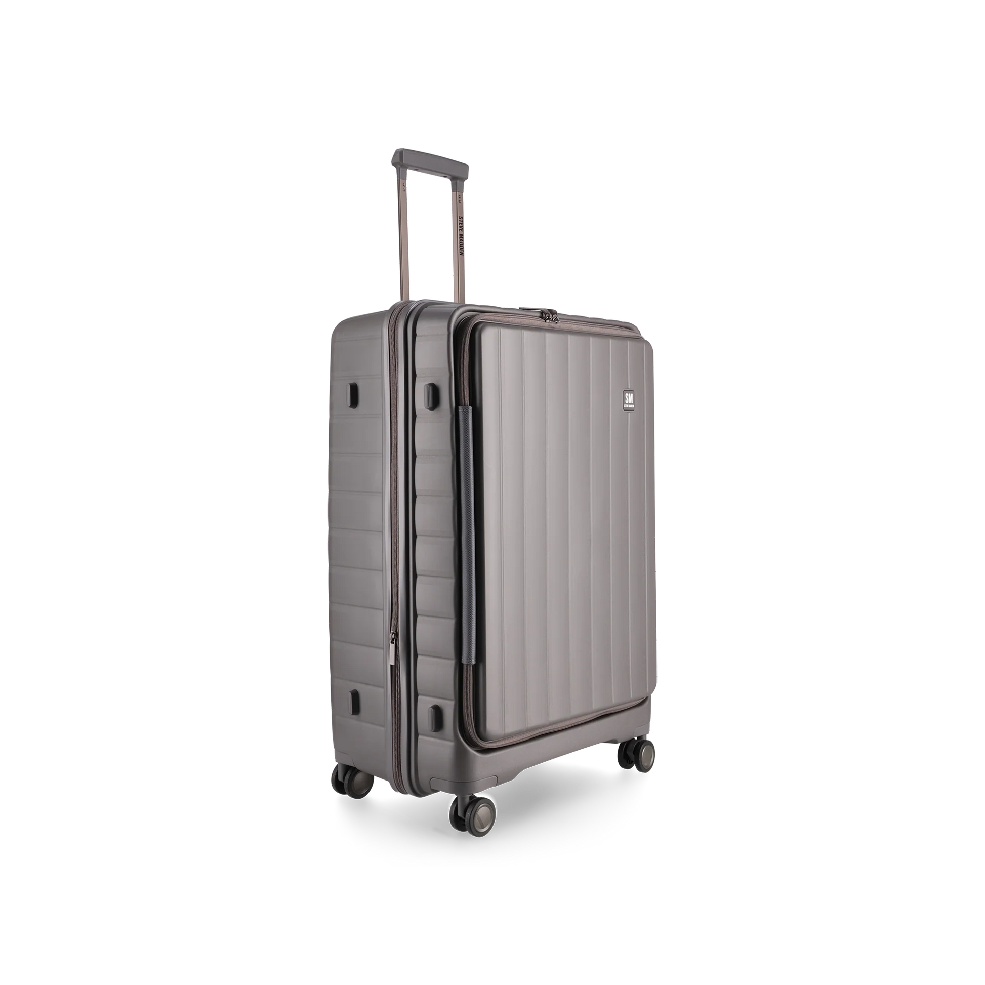 Steve Madden Manhattan Jet Set Grey Luggage - Large 74cm