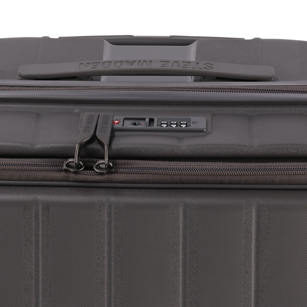 Steve Madden Manhattan Jet Set Grey Luggage - Large 74cm