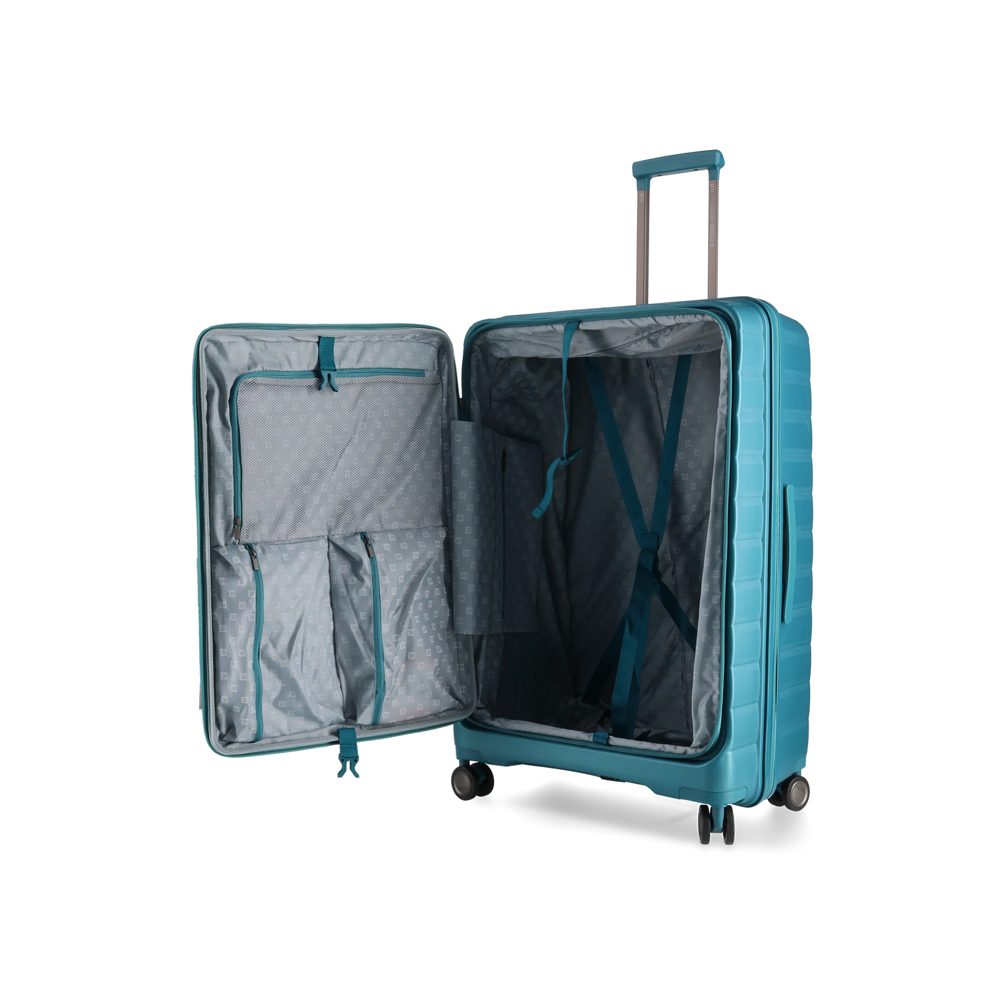 Steve Madden Manhattan Jet Set Grey Luggage - Large 74cm