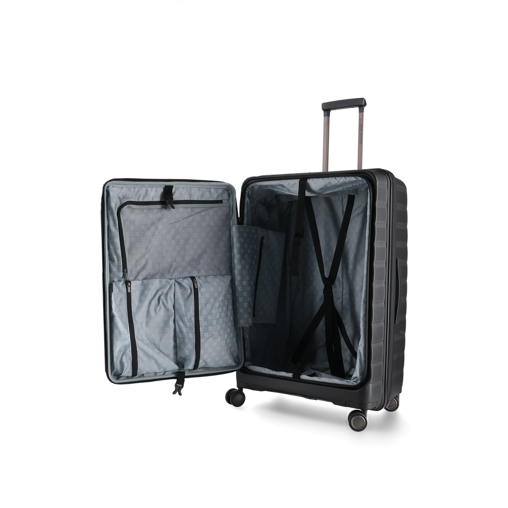 Steve Madden Manhattan Jet Set Grey Luggage - Large 74cm