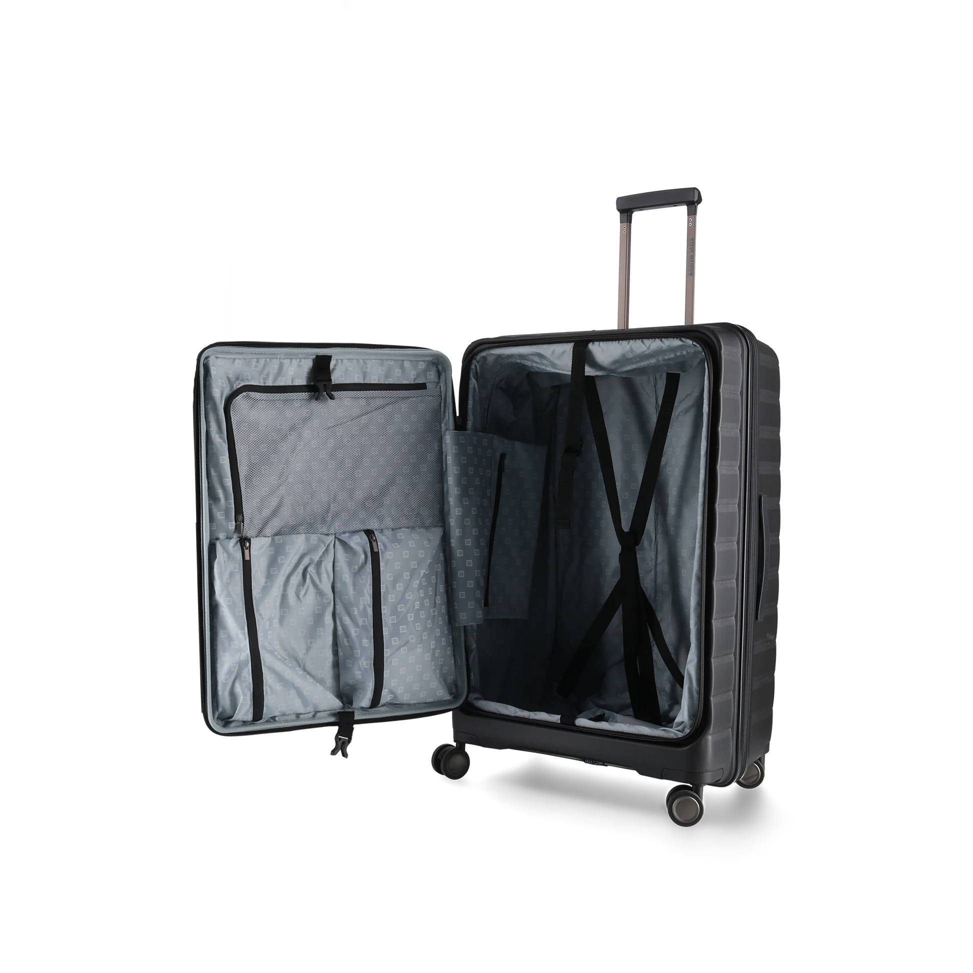 Steve Madden Manhattan Jet Set Grey Luggage - Large 74cm