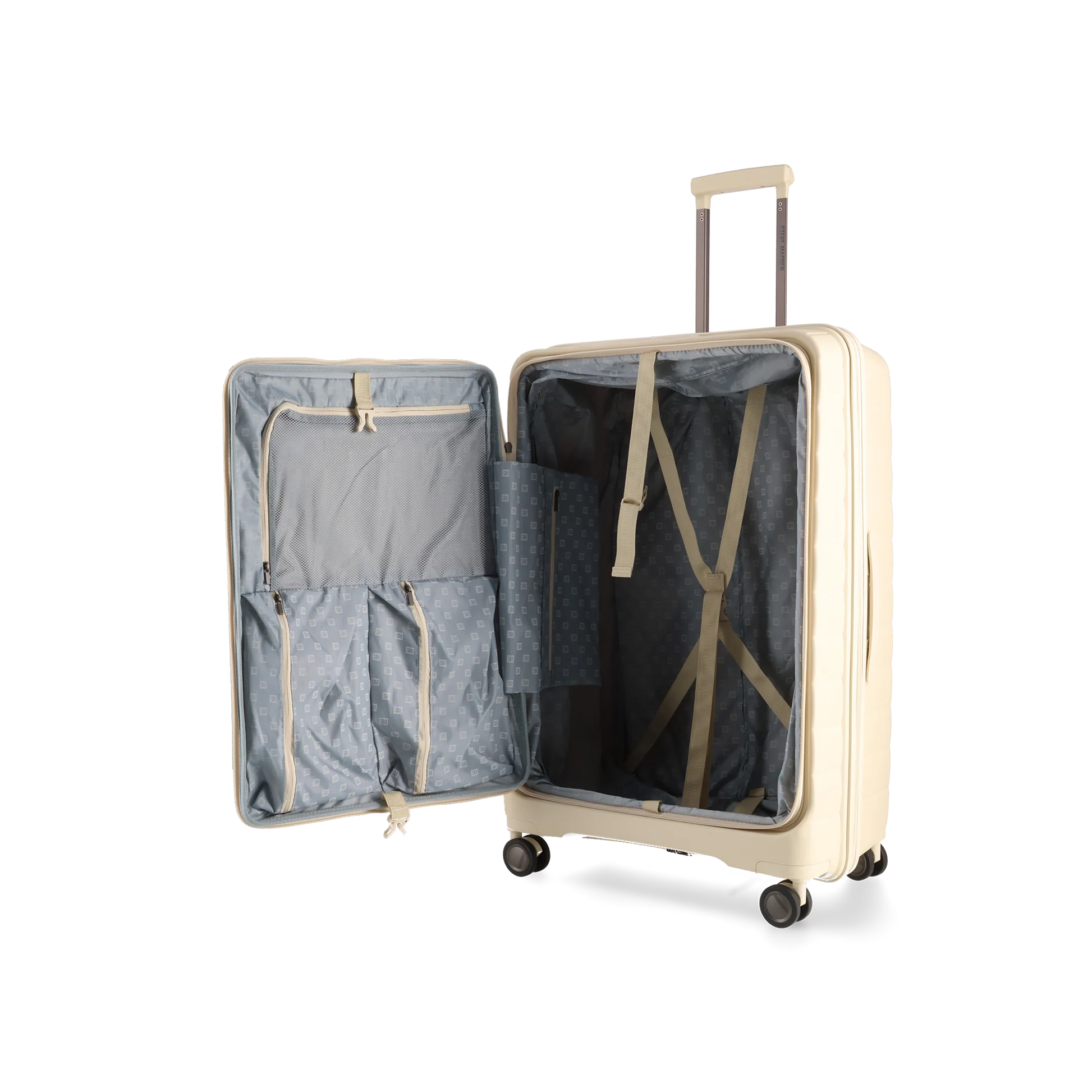 Steve Madden Manhattan Jet Set Grey Luggage - Large 74cm