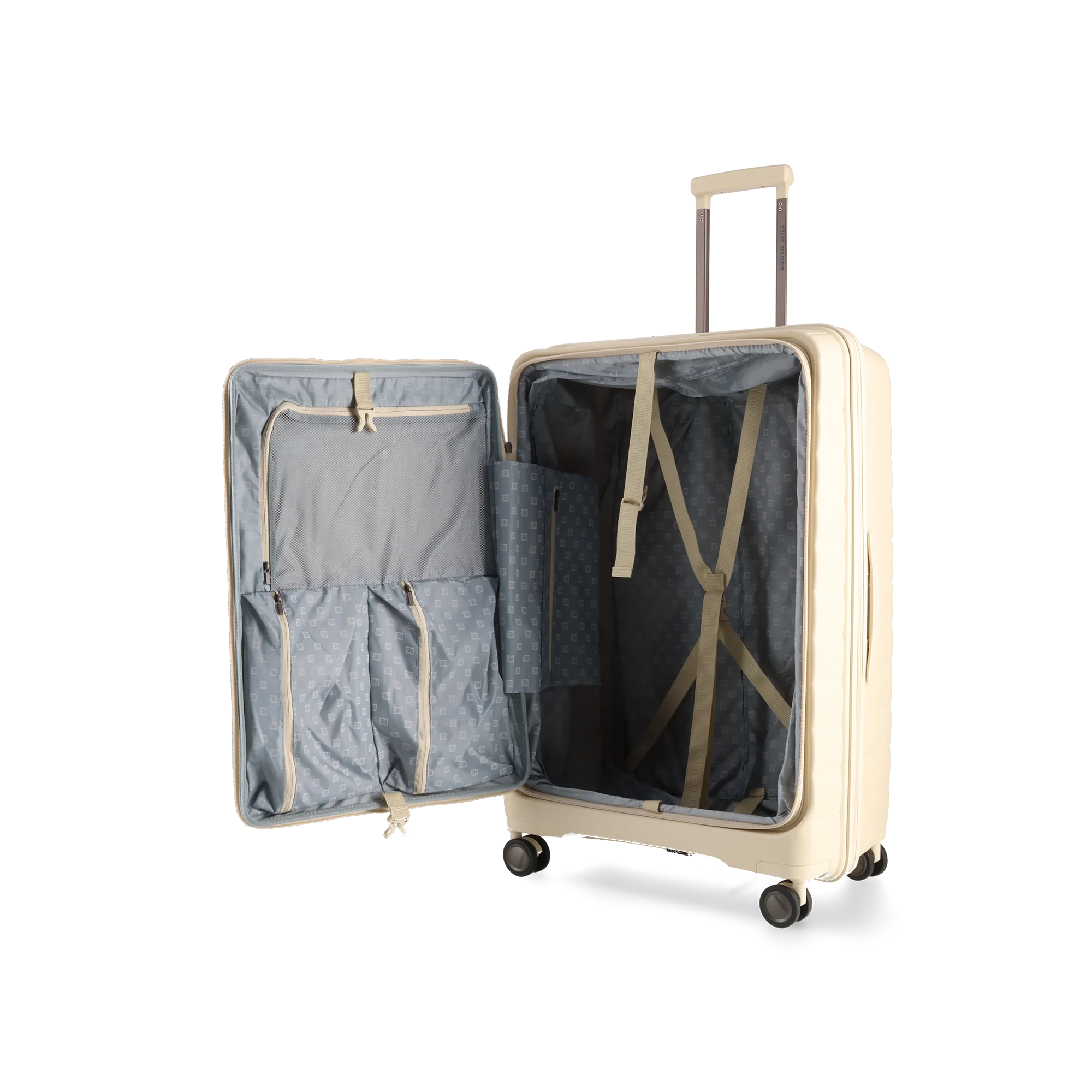 Steve Madden Manhattan Jet Set Grey Luggage - Large 74cm