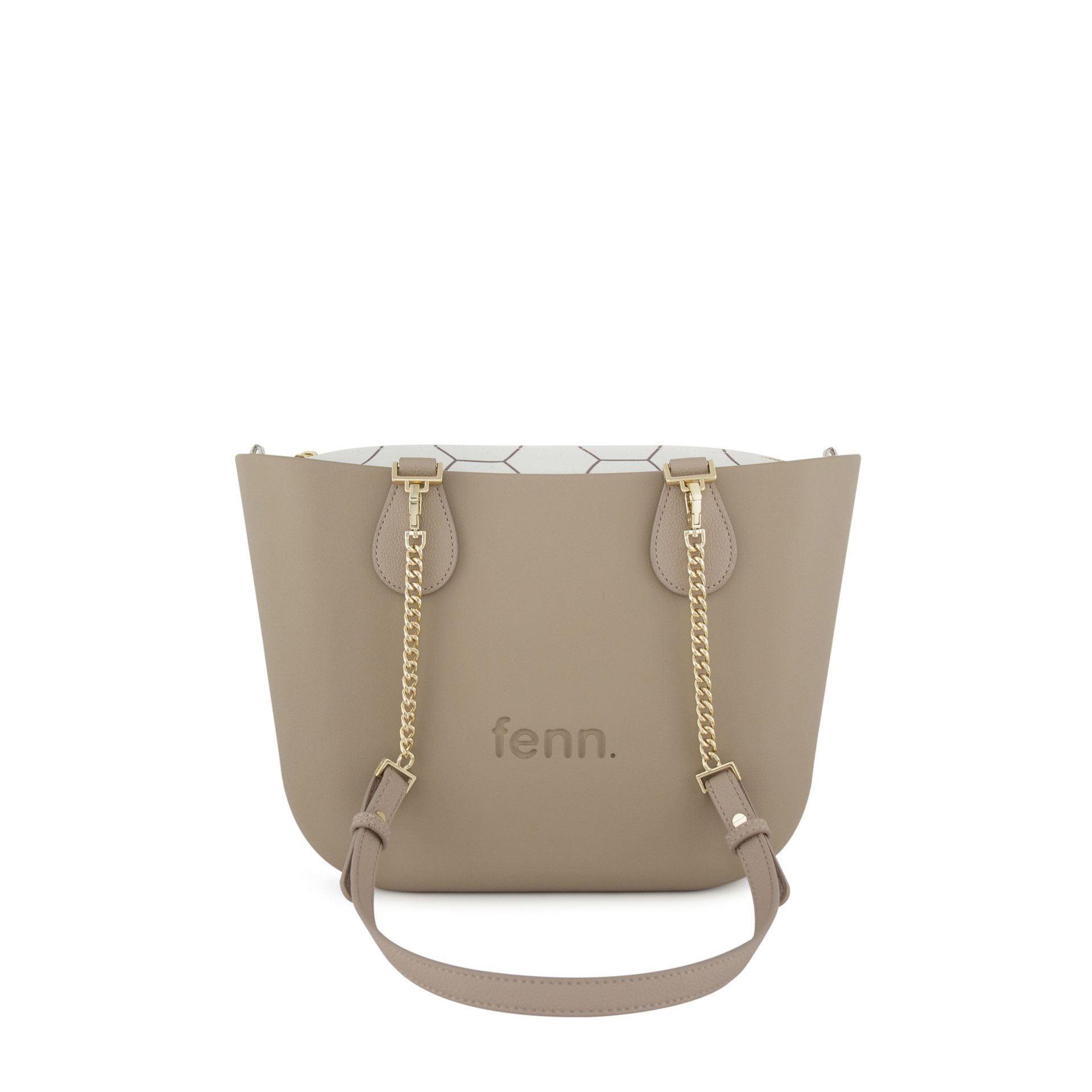 Fenn Petite Gold Chain with Gold Zip