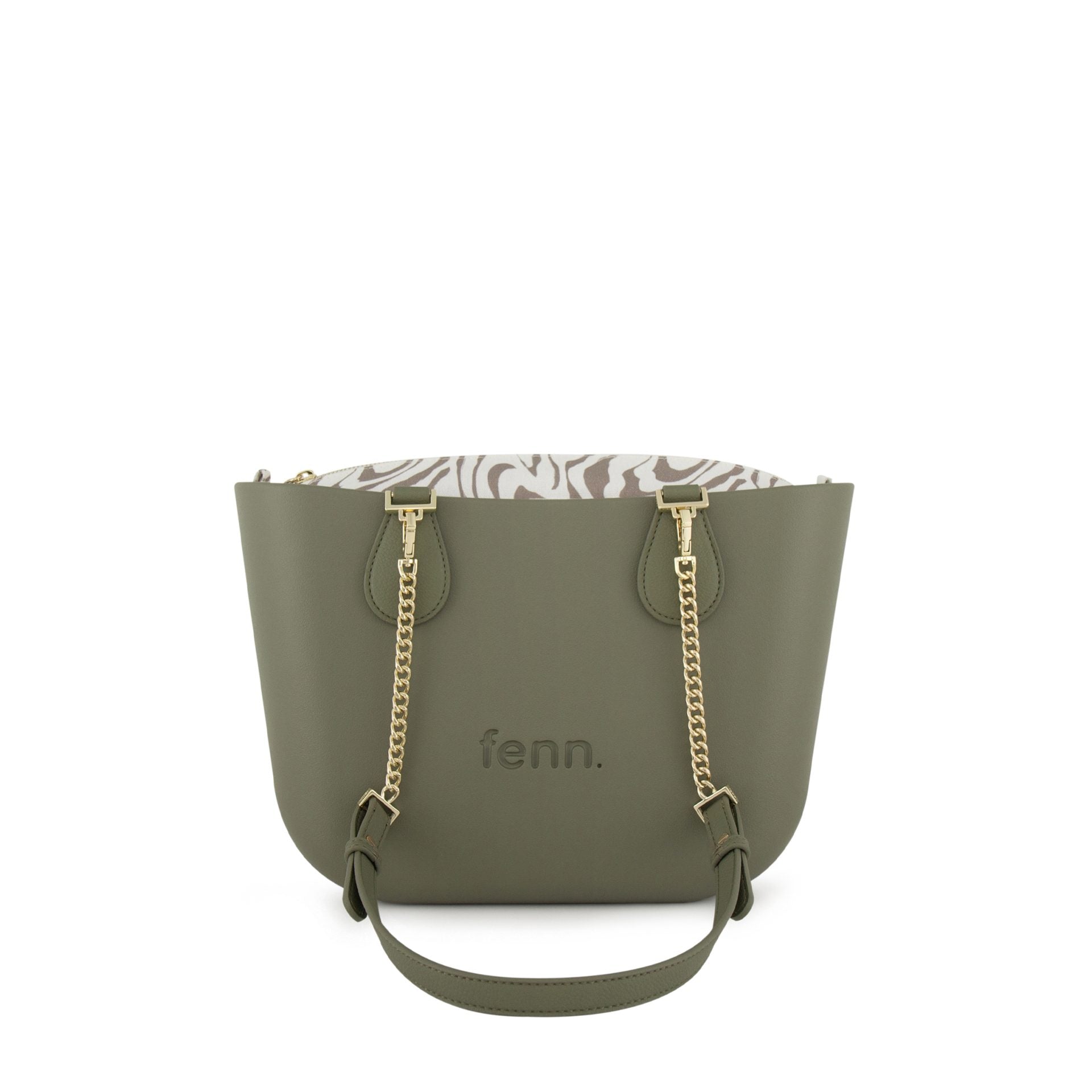 Fenn Petite Gold Chain with Gold Zip