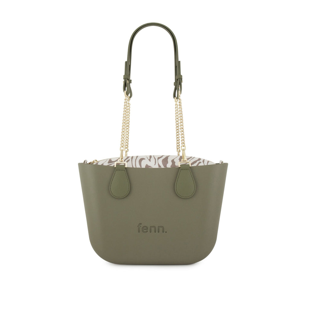 Fenn Petite Gold Chain with Gold Zip