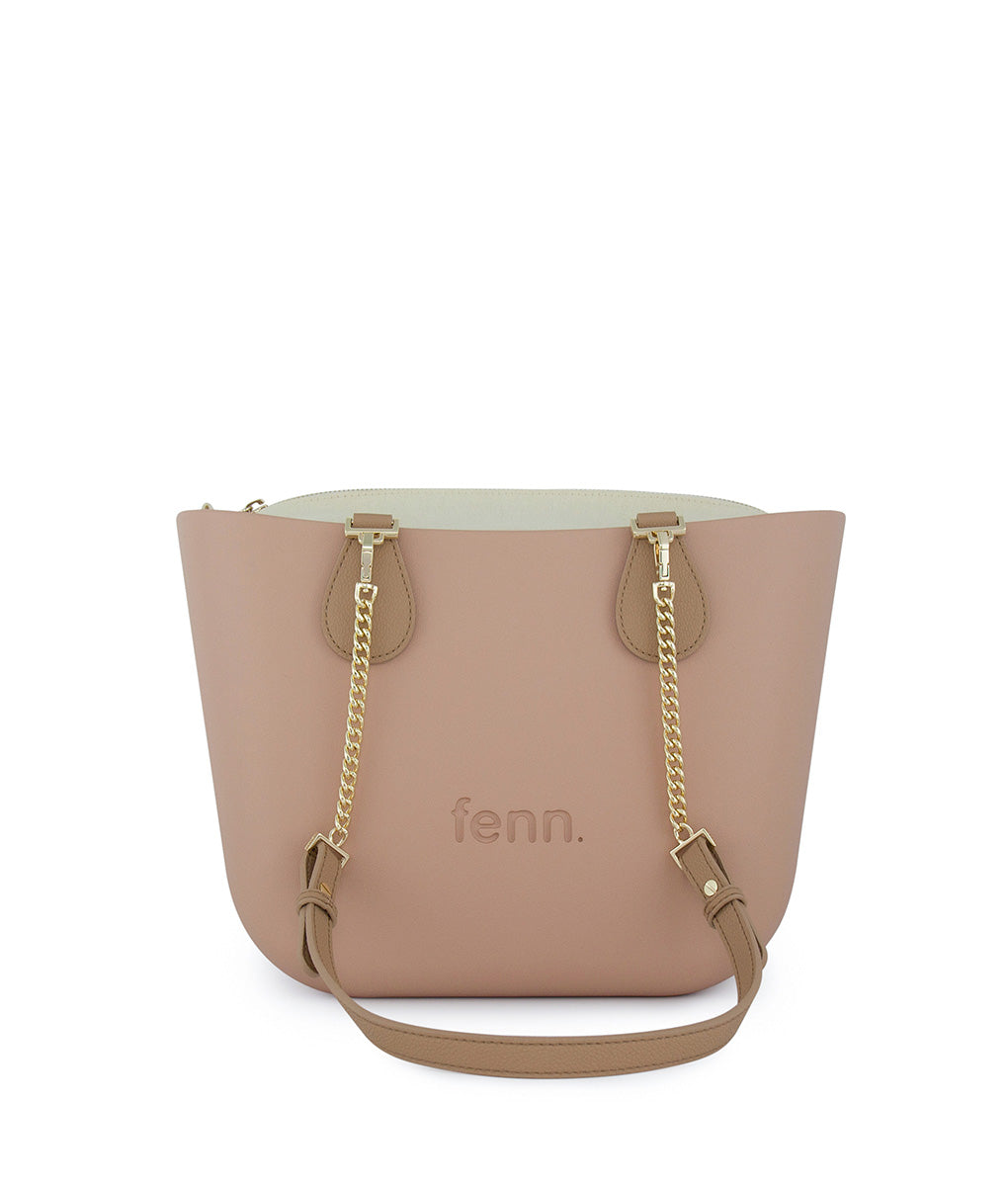 Fenn Petite Gold Chain with Gold Zip