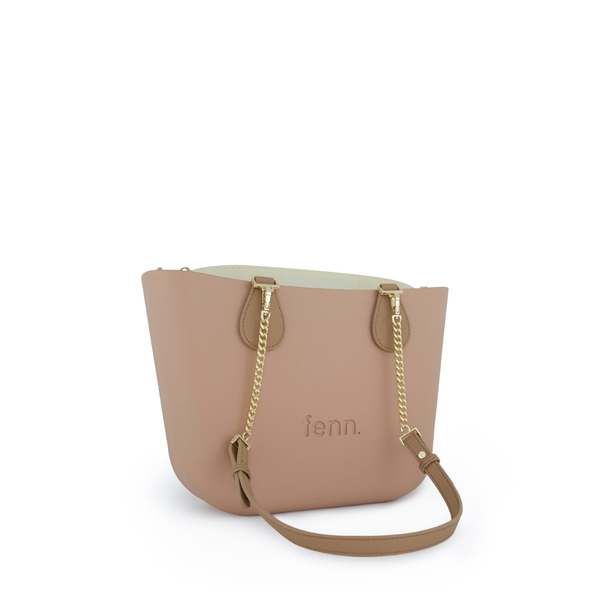 Fenn Petite Gold Chain with Gold Zip