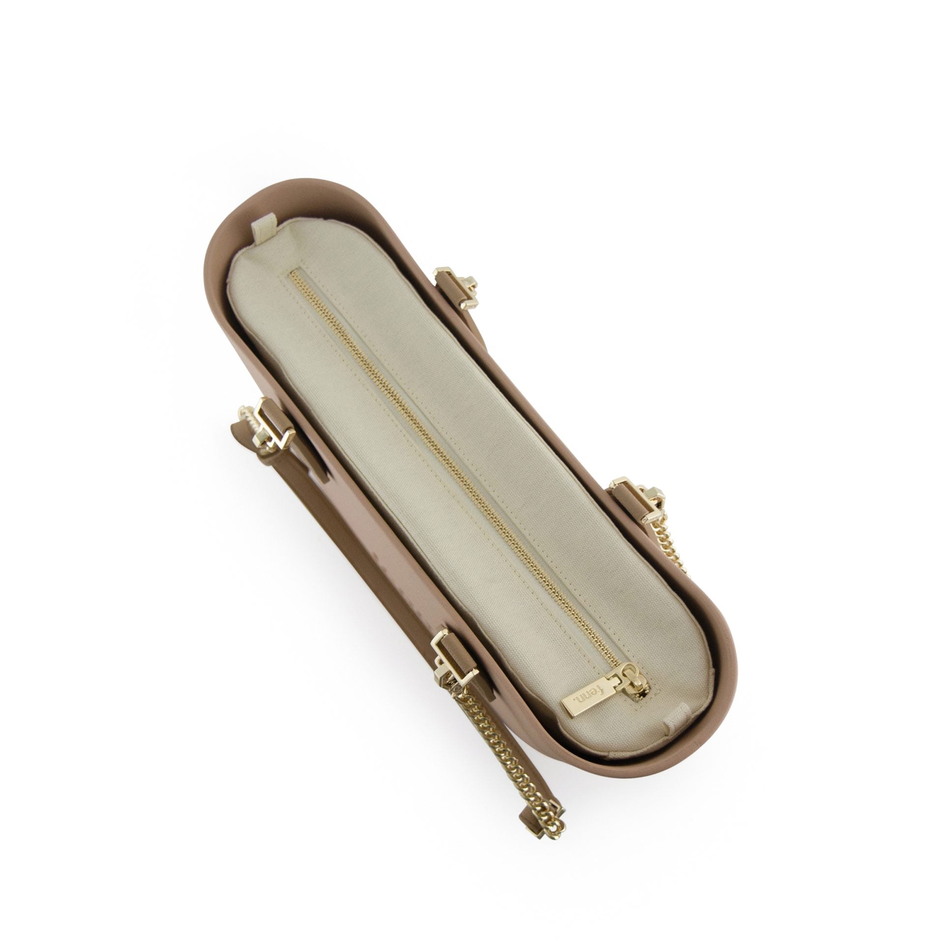 Fenn Petite Gold Chain with Gold Zip