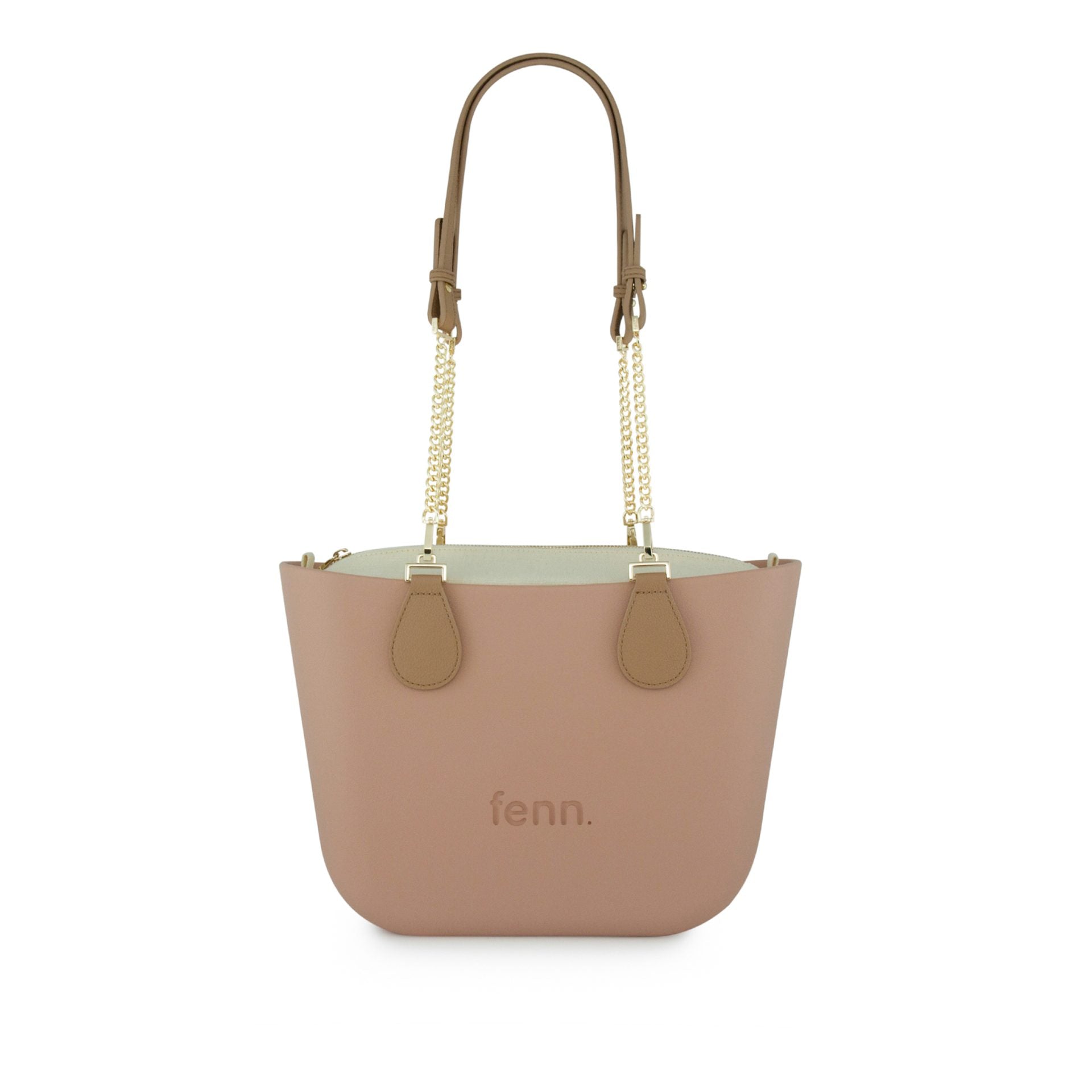 Fenn Petite Gold Chain with Gold Zip