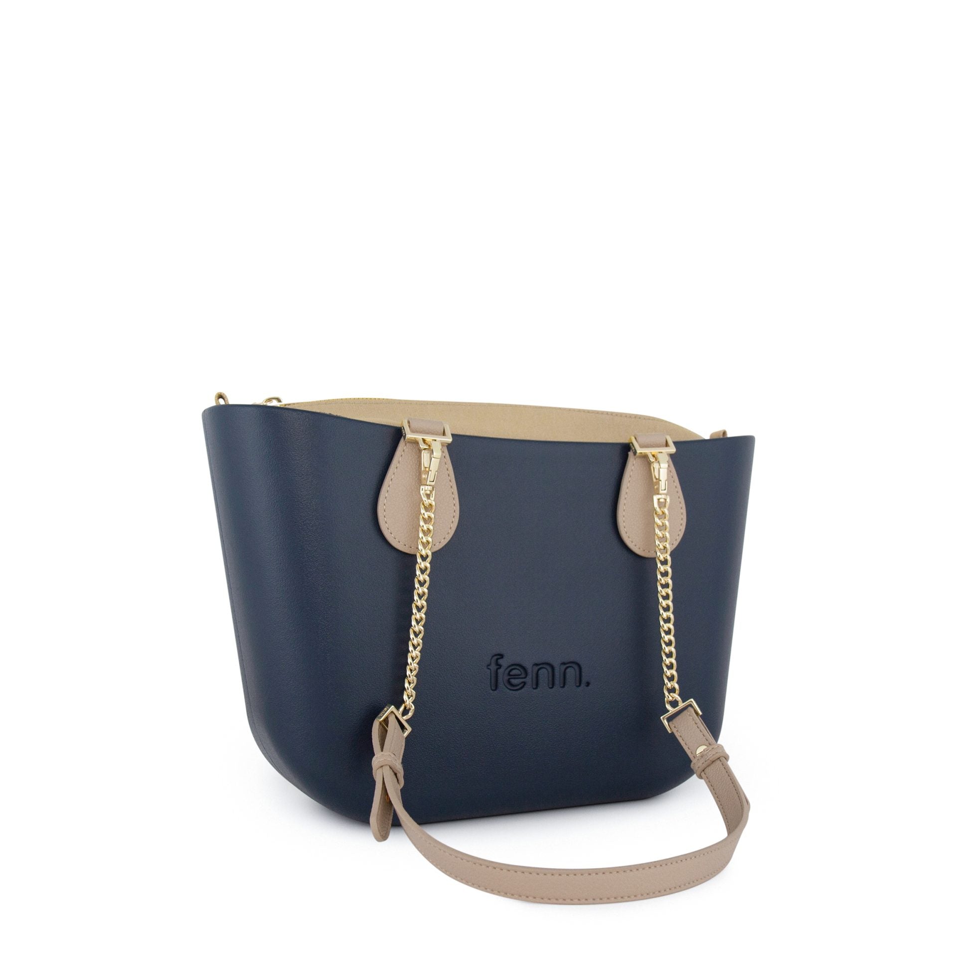 Fenn Petite Gold Chain with Gold Zip