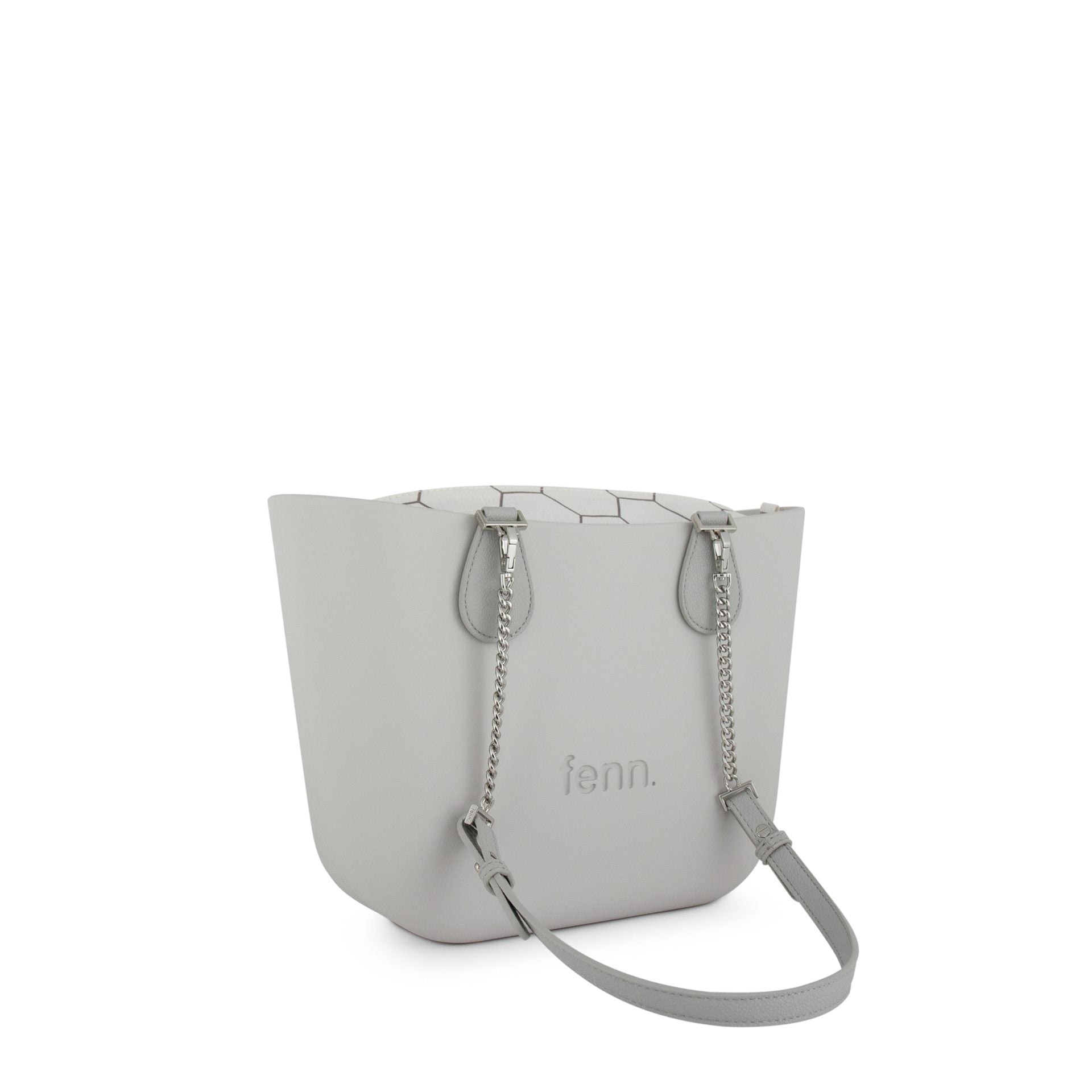 Fenn Petite Silver Chain with Silver Zip