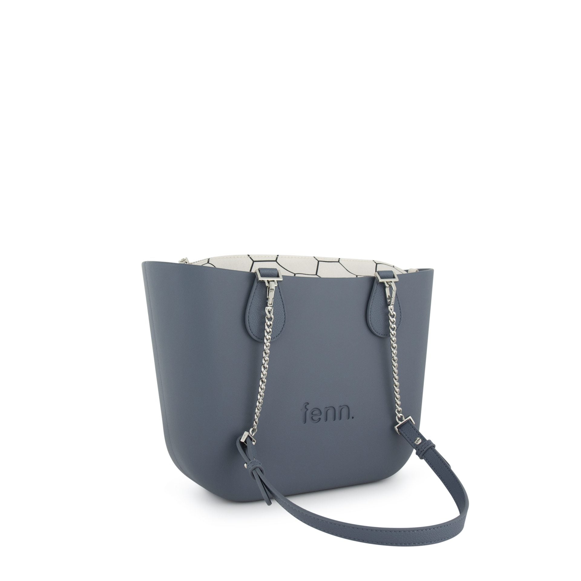 Fenn Petite Silver Chain with Silver Zip