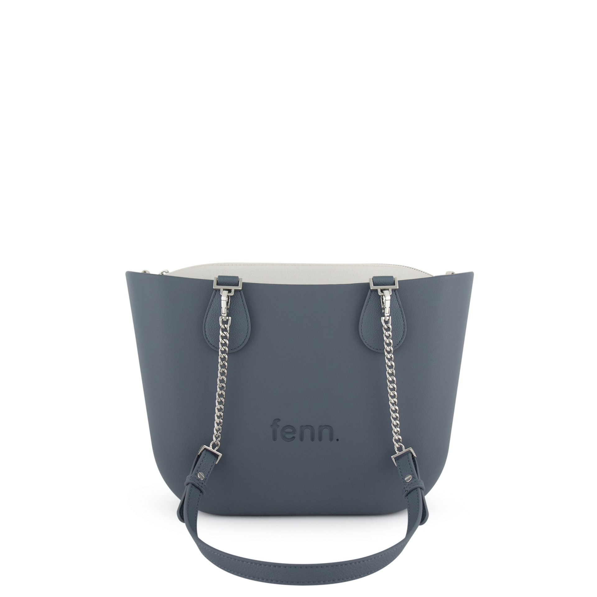 Fenn Petite Silver Chain with Silver Zip