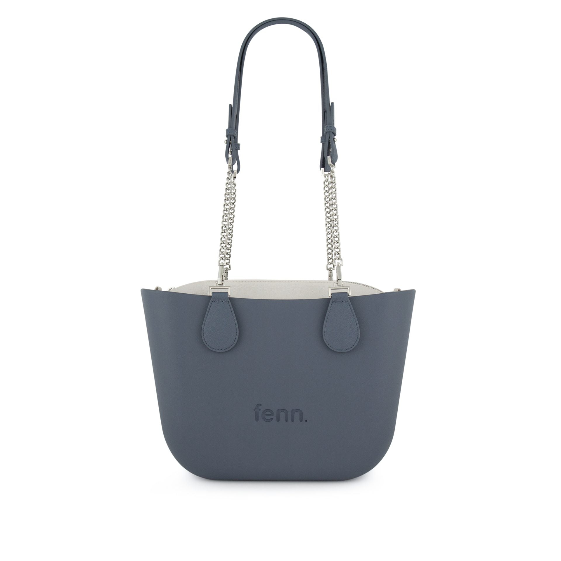 Fenn Petite Silver Chain with Silver Zip