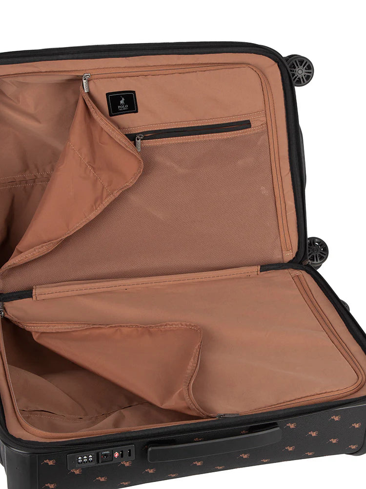 Polo Double Pack Large 4 Wheel Trolley Case