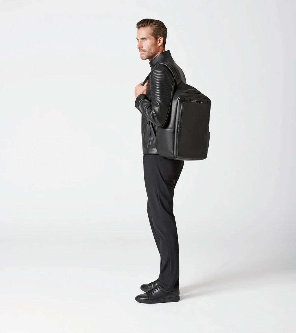 Porsche Design Roadster Leather Laptop Backpack 15″