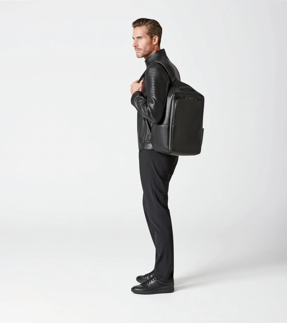 Porsche Design Roadster Leather Laptop Backpack 15″