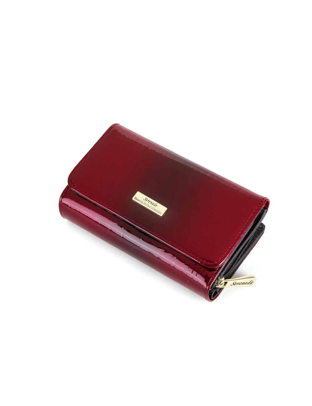Serenade Cherry Croc Medium Purse