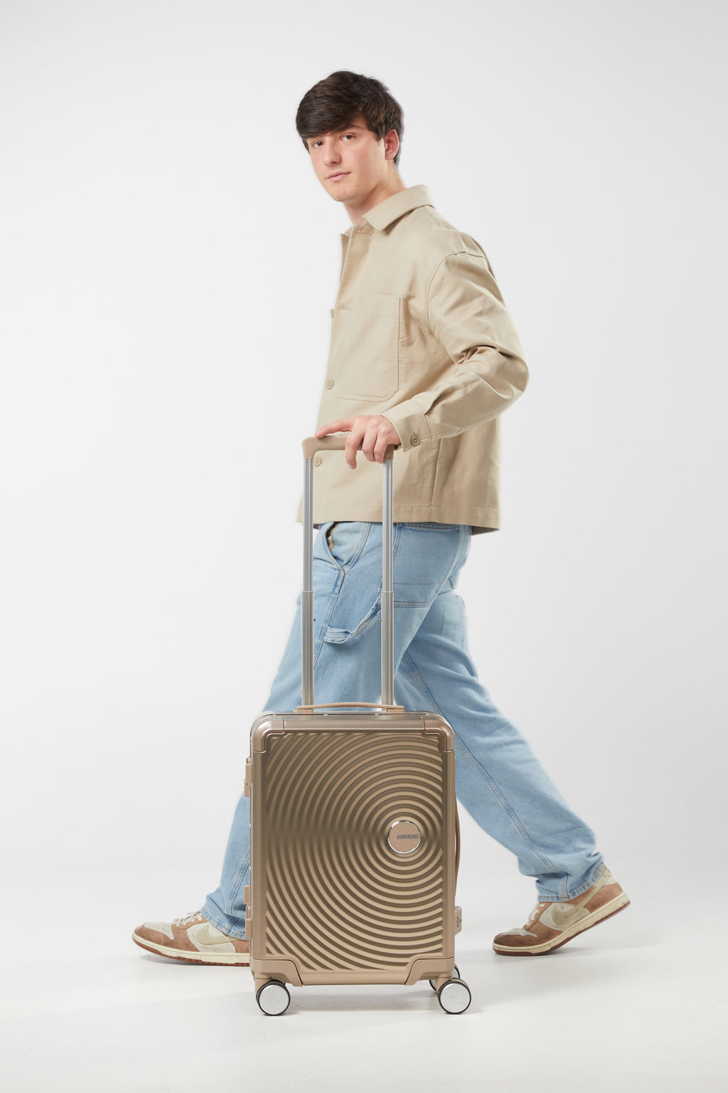 American Tourister Soundbox Alu Spinner TSA 55cm