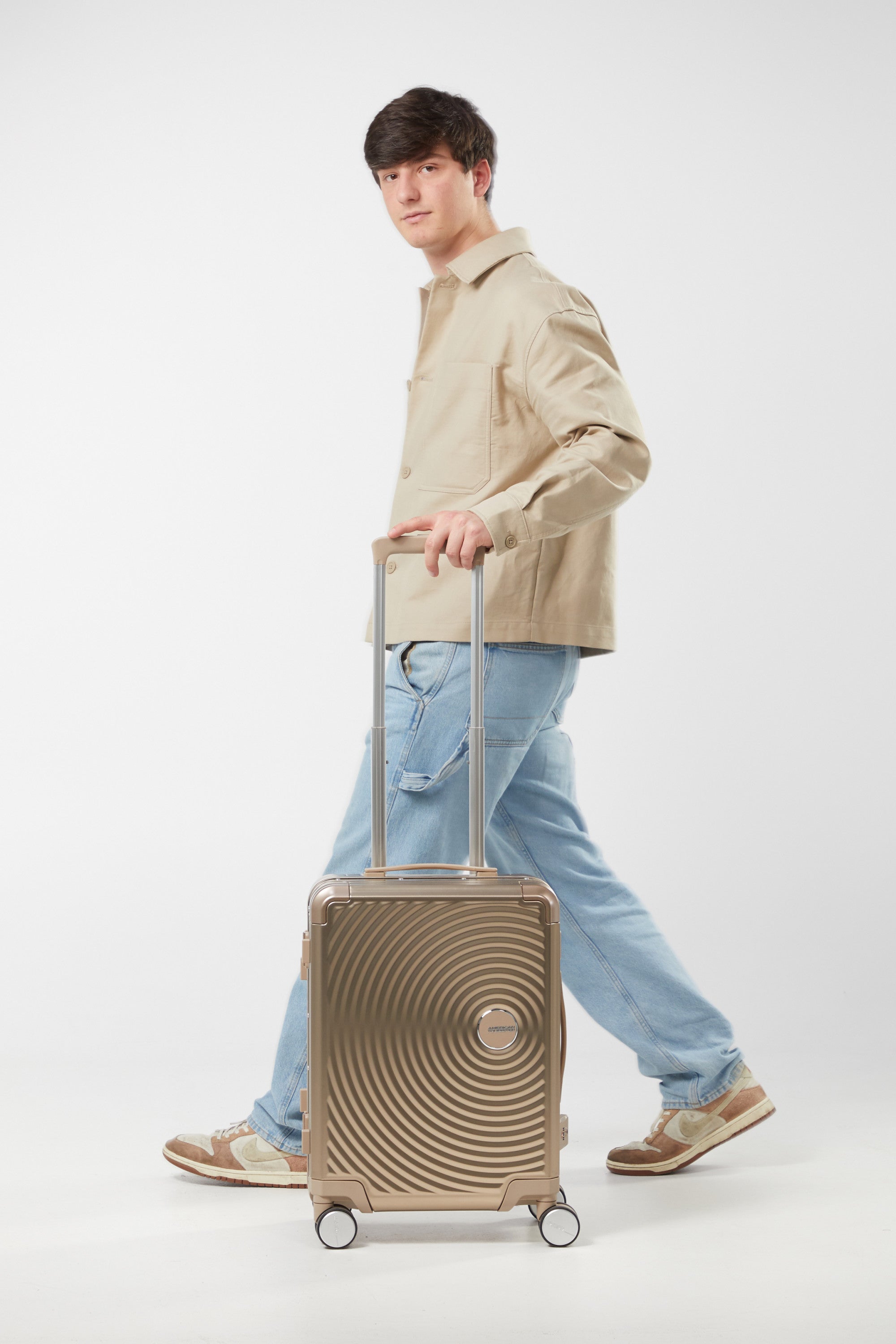 American Tourister Soundbox Alu Spinner TSA 55cm