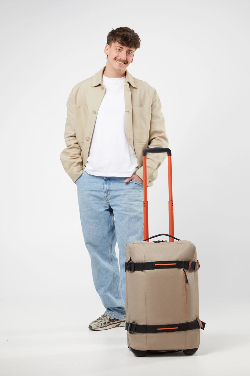American Tourister Urban Track Duffle with Wheels Coated 55cm