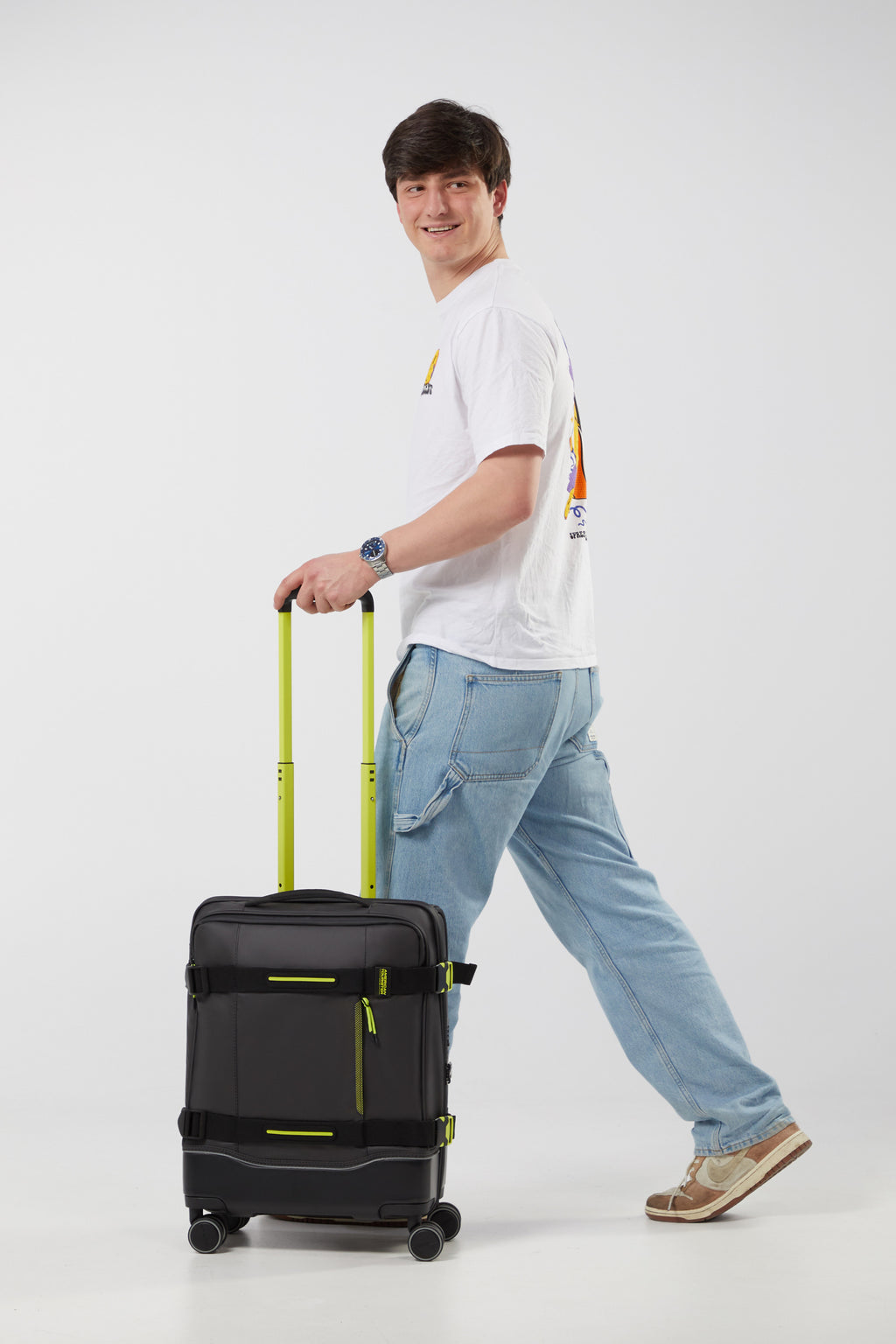 American Tourister Urban Track Spinner Coated 55cm