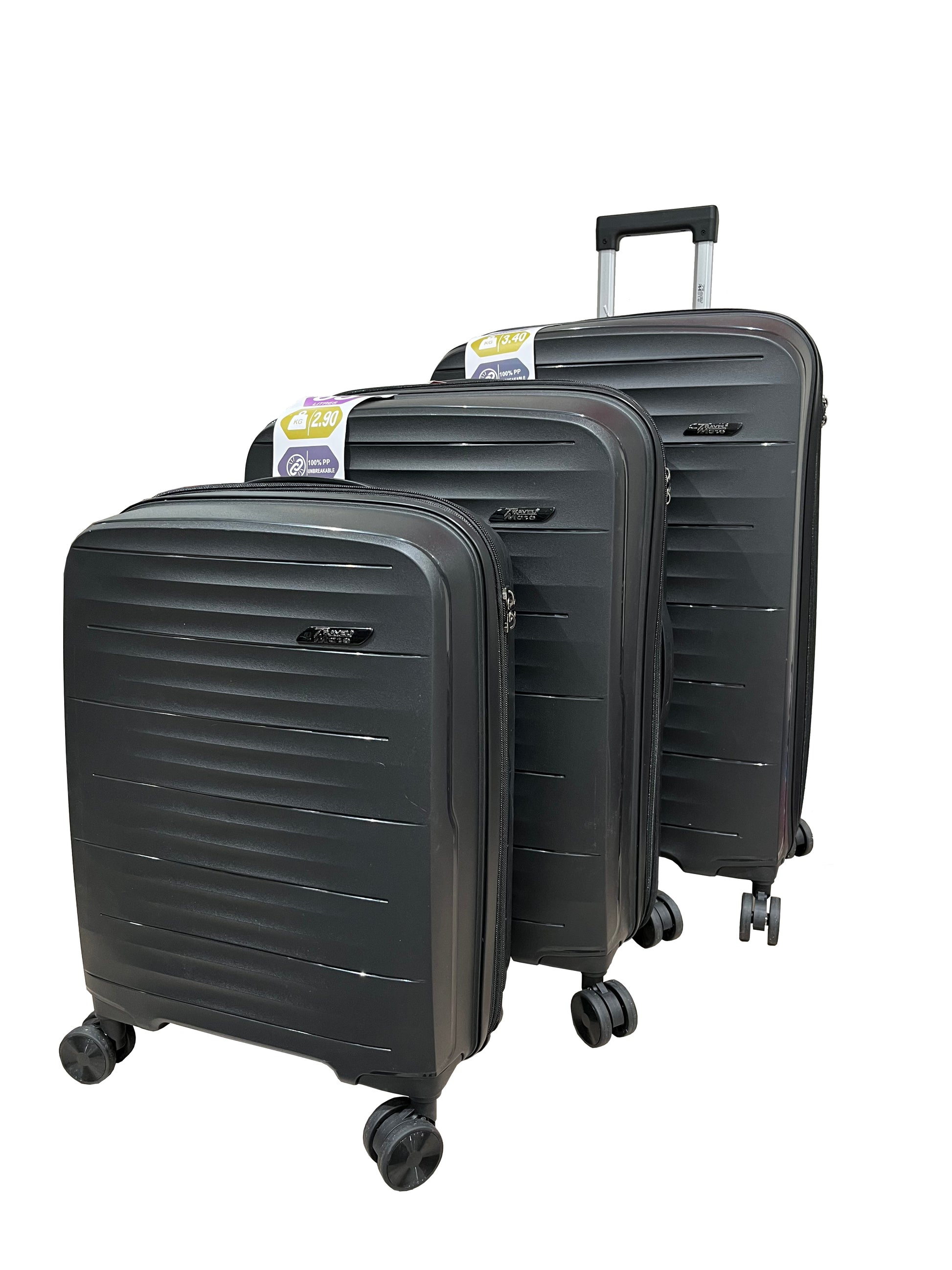 TravelMate Expander 3-Piece set - Black