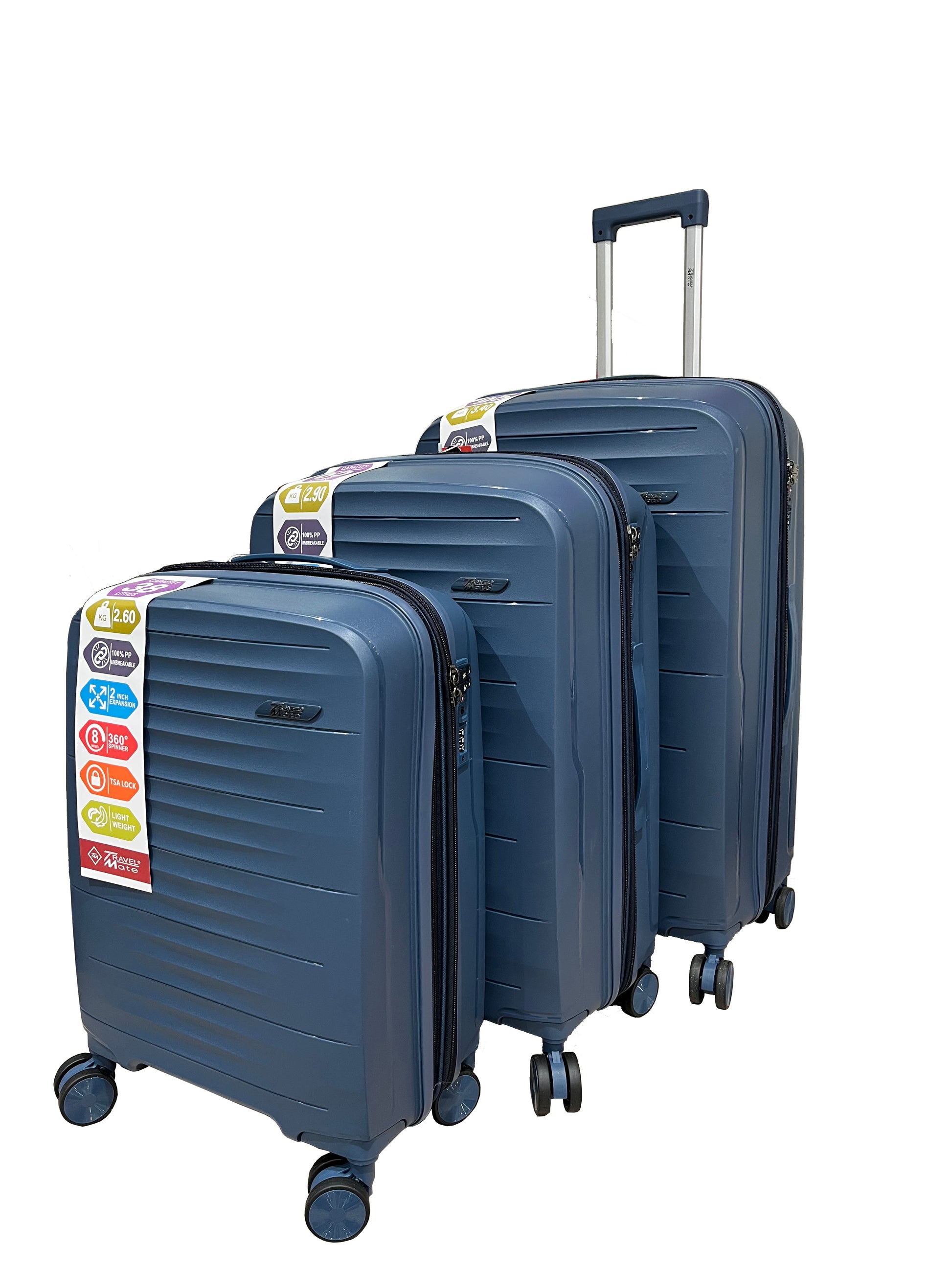 TravelMate Expander 3-Piece set- Navy blue